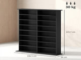 16-Compartment Media Shelf - Black T3398P344743