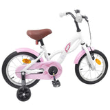 Kids Bike 16 Inches for 4-6 Years Old White 42009659