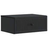 Bedside Cabinet Black 49 x 34.5 x 20 cm Engineered Wood 897937