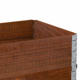 Pallet Collars 2 pcs Brown 100x50 cm Solid Wood Pine 4010285