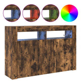 Sideboard Smoked Oak 116 x 30 x 75 cm Engineered Wood 3333880