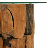 Coffee Table Solid Teak Driftwood 60 cm 243474