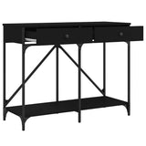 Console Table Black 100x39x78.5 cm Engineered Wood 835484
