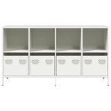 Sideboard White 135x39x73.5 cm Cold-rolled Steel 3307166