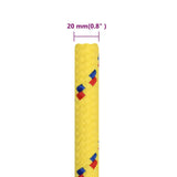 Boat Rope Yellow 20 mm 100 m Polypropylene 152634