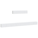 4 Piece TV Cabinet Set White Engineered Wood 3114606
