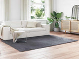 Faux Sheepskin Rug Tafalla Anthracite 120 x 170 cm Polyester 42021592