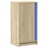 Sideboard with LED Sonoma Oak 42.5x34x85 cm Engineered Wood 852140