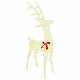 Reindeer Pull Sleigh Warm white 70 x 26 x 130 cm Acrylic 42019075
