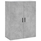 Highboard Concrete Grey 69.5x34x180 cm Engineered Wood 3195751
