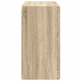 TV Wall Cabinet Sonoma Oak 59.5 x 31 x 60 cm Engineered Wood 892351