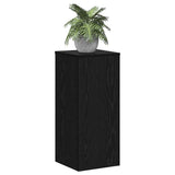 Plant Stand 2 pcs Black Oak 30 x 30 x 70 cm Engineered Wood 869232