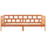 Day Bed without Mattress Wax Brown 90x200 cm Solid Wood Pine 844408