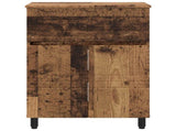 Bathroom Vanity Unit Old Wood 60 x 35 x 80 cm Engineered Wood 889423
