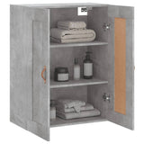 Wall Mounted Cabinet Concrete Grey 69.5x34x90 cm Engineered Wood 830360