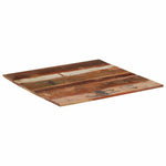 Square Table Top 80x80 cm 15-16 mm Solid Reclaimed Wood 286051
