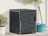 Wheelie Bin Storage Anthracite 77.5 x 69 x 112.5 cm 42028996