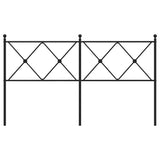 Metal Replace Headboard Black 160cm 376537