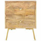 285876 Bedside Cabinet 40x30x50 cm Solid Mango Wood