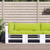 Pallet Cushions 3 pcs Bright Green Fabric 360955