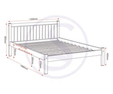 ZNTS Maya 4' Bed 200-202-010