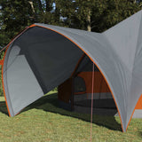 Teepee Tent 9-Person Grey and Orange 502 x 502 x 297 cm 42004019