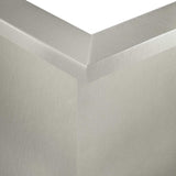 Retaining Wall 2 pcs 50 x 50 x 50 cm Stainless Steel Silver 8015194