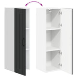 Wall Cabinet LUCCA Black 30 x 31 x 100 cm Engineered Wood 885106
