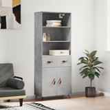 Highboard Concrete grey Engineered wood, Metal Bigger Highboard 3200493