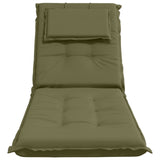 Sunlounger Cushion GEMERT 100% Polyester Olive Green 947514