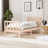 Bed Frame without Mattress Small Single Solid Wood 3100679