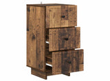 Drawer Cabinet Old Wood 33 x 34.5 x 90 cm Engineered Wood 893933