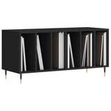 Record Cabinet Black Engineered wood 100x38x48 cm 831741