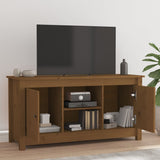 TV Cabinet Honey Brown 103x36.5x52 cm Solid Wood Pine 814587