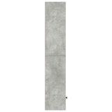 Bookcase Concrete Grey 31x24x127 cm Engineered Wood 860349