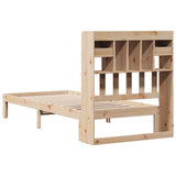 Bookcase Bed without Mattress 100x200cm Solid Wood Pine 3322597