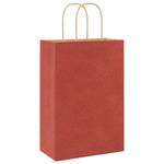 ZNTS Paper Bags 250 pcs with Handles Red 21x11x31 cm 4101756