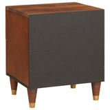 Bedside Cabinet Brown 40 x 33.5 x 46 cm Solid Acacia wood 4018878
