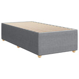Bed Frame without Mattress Light Grey 90x190 cm Single Fabric 3284900
