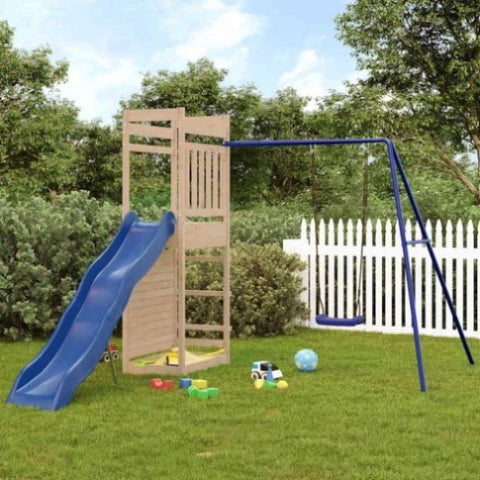 Outdoor Playset Solid Wood Pine 3157003