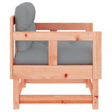 Garden Chairs with Cushions 2 pcs Solid Wood Douglas 825448