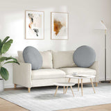 Seat Cushions 2 pcs Light Grey 80 x 29 cm Fabric 42014231