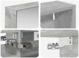 Bathroom Cabinet Set 3 pcs 80 x 10.5 x 50 cm Engineered wood 3403651