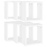 ZNTS Wall Cube Shelves 6 pcs White 30x15x30 cm 807000