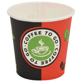 Paper Coffee Cups with Lids 1000 pcs 4oz 120ml 3325211