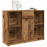 Sideboard with Drawer Old Wood 101x35x76 cm Engineered Wood 861569