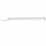 Awning Frame Retractable White 4 x 2 m Powder-coated Steel 42002534