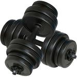 Folding Weight Bench Dumbbell Barbell Set Home Gym 270166
