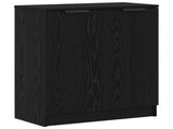 Sideboard with Drawer 3 pcs Black Oak Engineered Wood 3332544