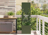 Garden Privacy Screen Animal Print Olive green 32 x 32 x 150 cm 876416
